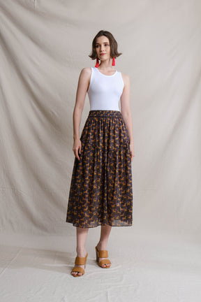 KAI Skirt in Black Kuda