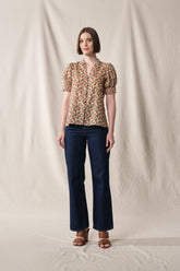 KALA Top in Beige Telang