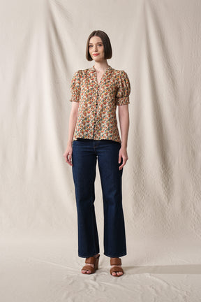KALA Top in Beige Telang