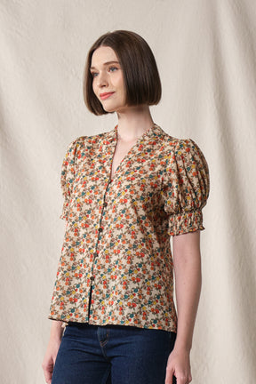 KALA Top in Beige Telang