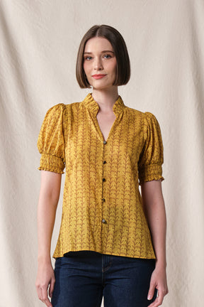 KALA Top in Yellow Tebu