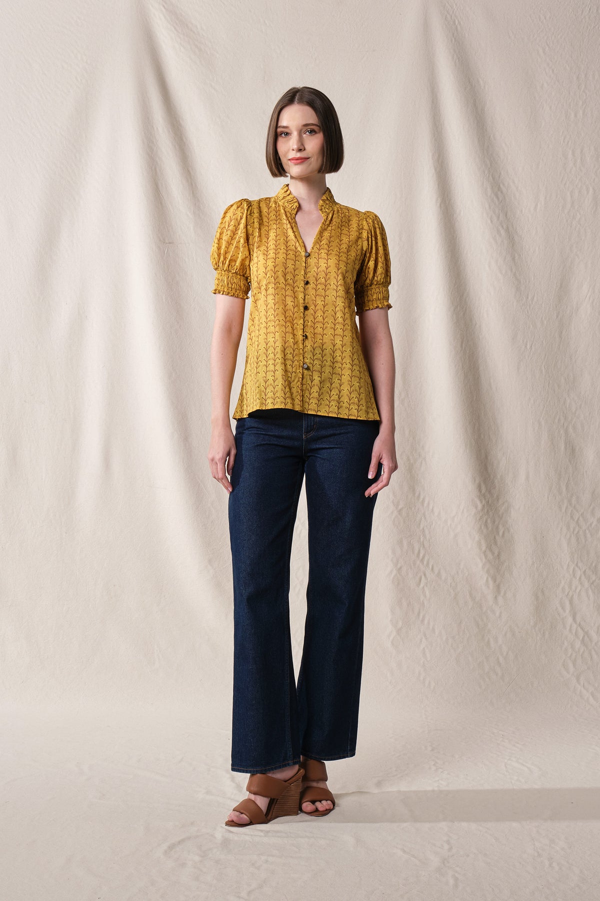 KALA Top in Yellow Tebu