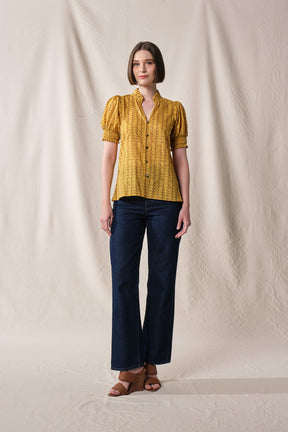 KALA Top in Yellow Tebu