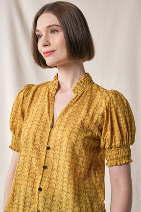 KALA Top in Yellow Tebu