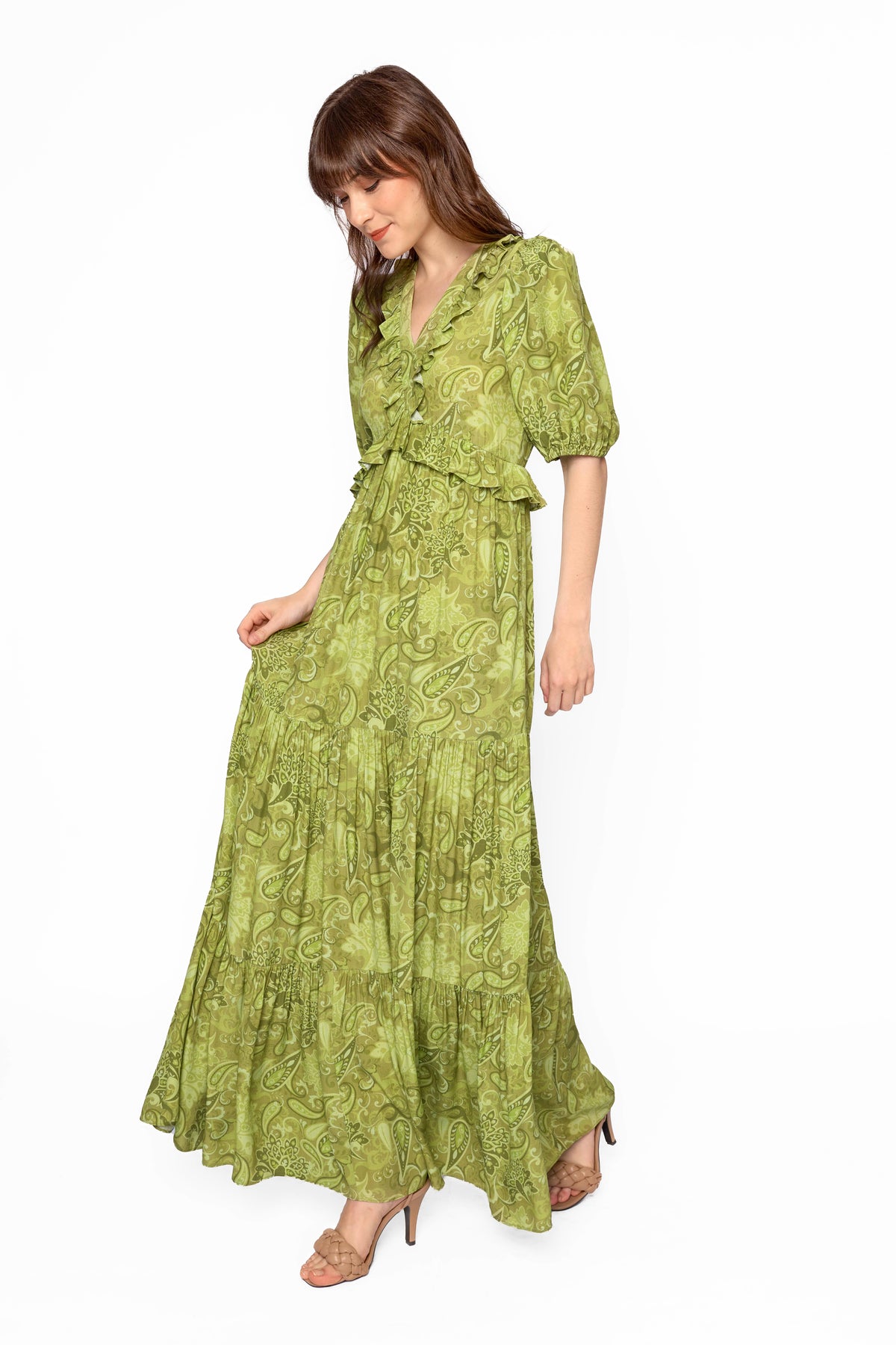 KALEA Dress in Green Pakis