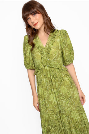 KALEA Dress in Green Pakis