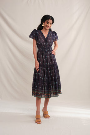 KANA Dress in Black Murai