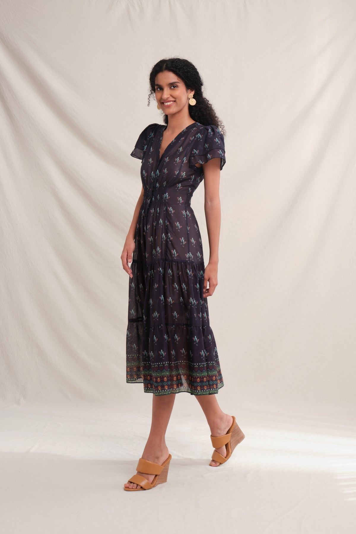 KANA Dress in Black Murai