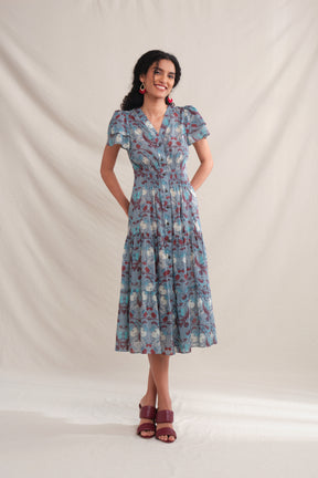 KANA Dress in Gray Delima