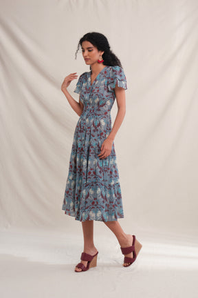 KANA Dress in Gray Delima