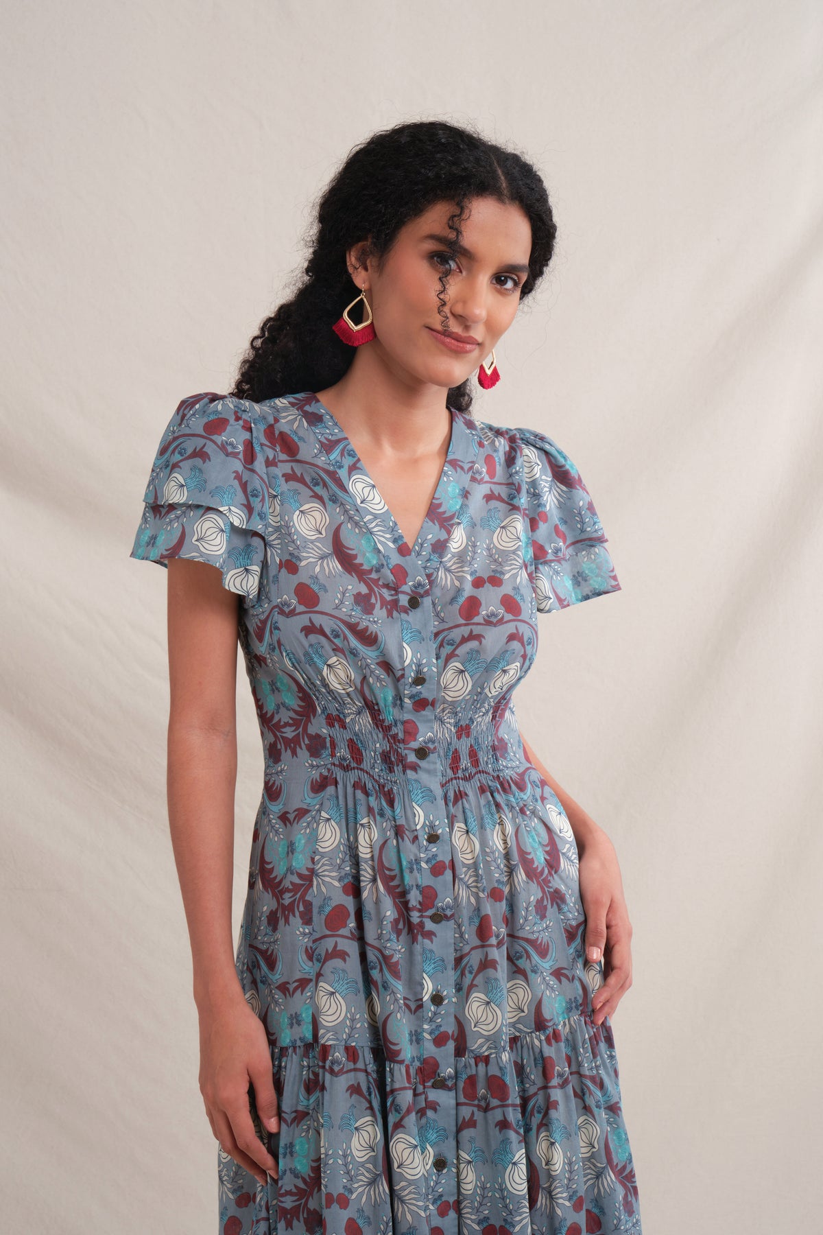 KANA Dress in Gray Delima