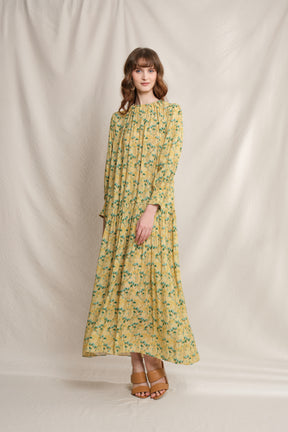 KESSY Dress in Yellow Cassia