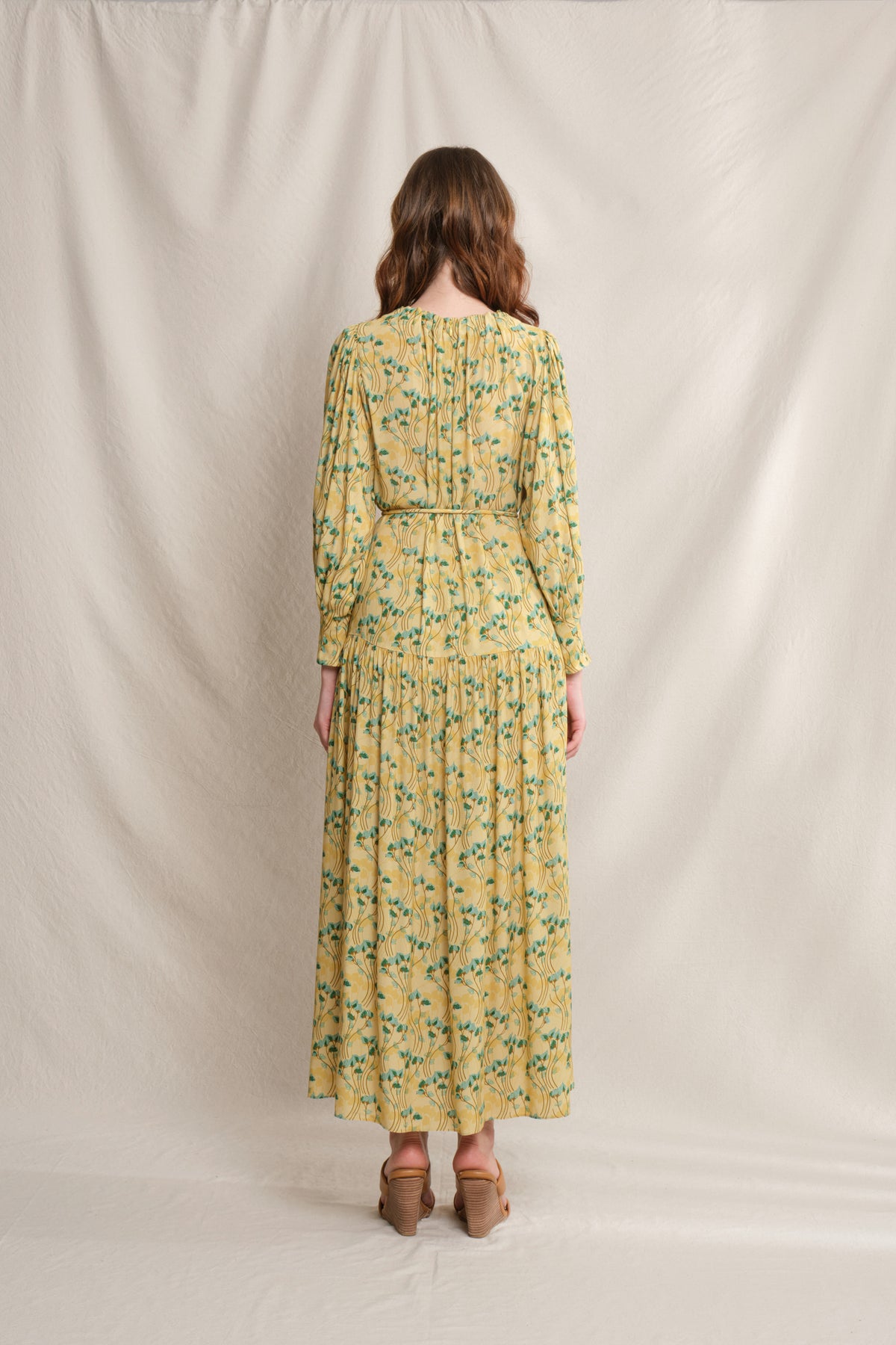 KESSY Dress in Yellow Cassia