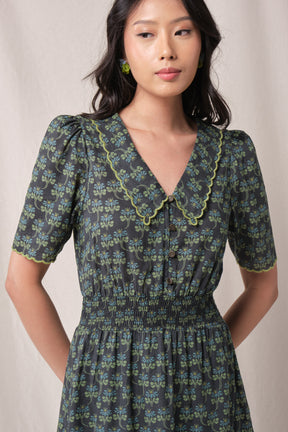 KEYSHA Dress in Black Melati