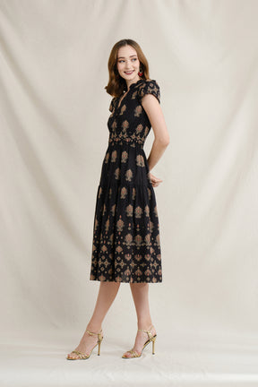 KIRA Dress in Black Mamuli