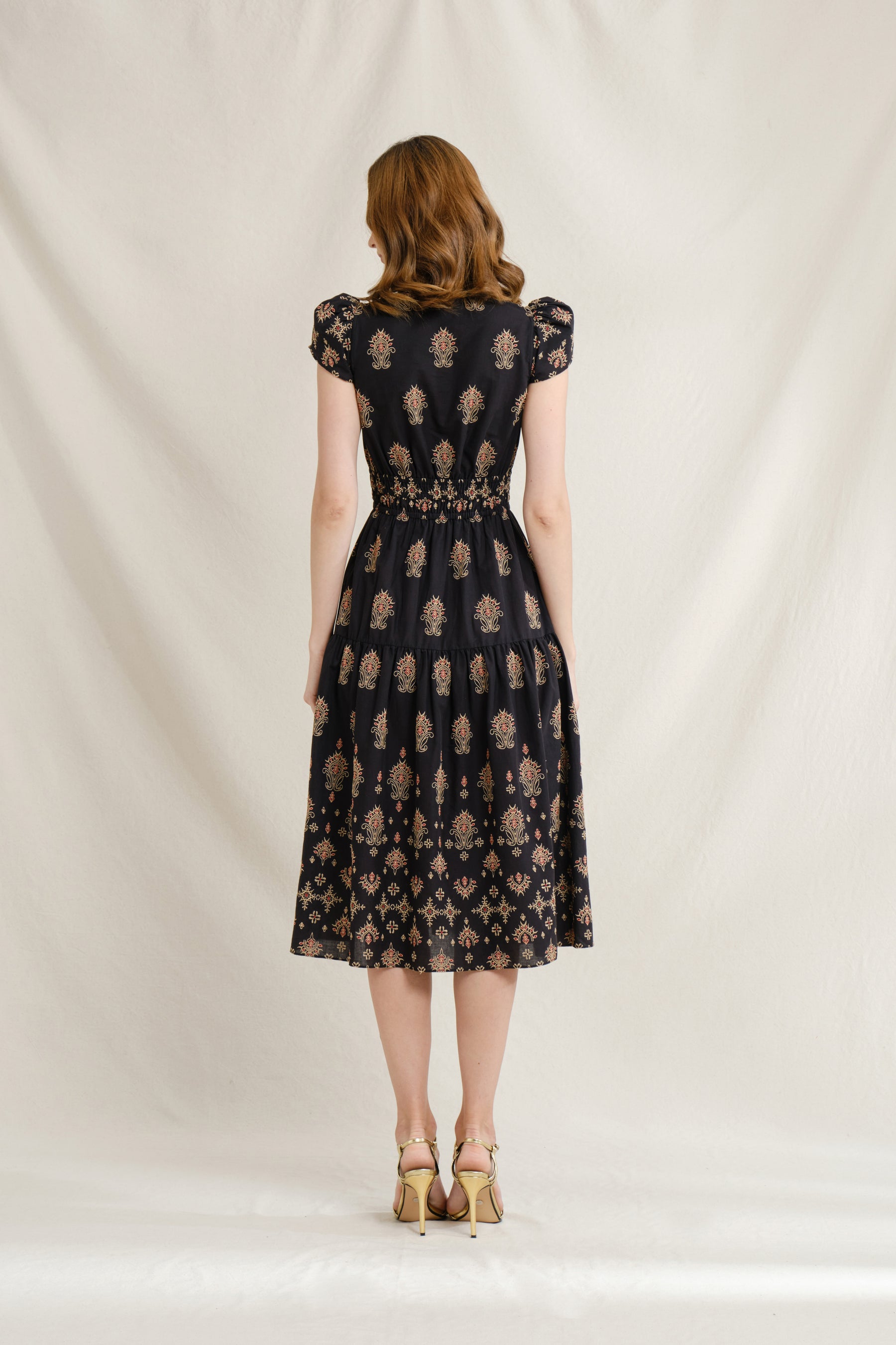 KIRA Dress in Black Mamuli