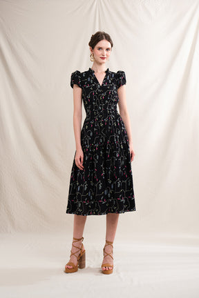 KIRA Dress in Black Lada