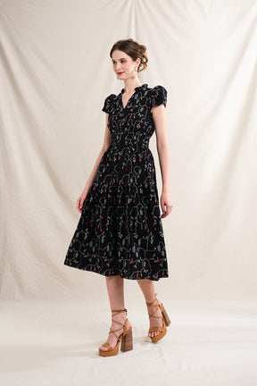 KIRA Dress in Black Lada