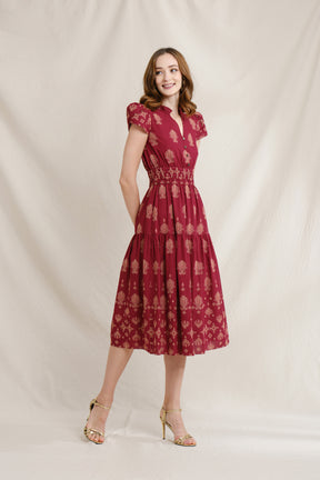 KIRA Dress in Red Mamuli