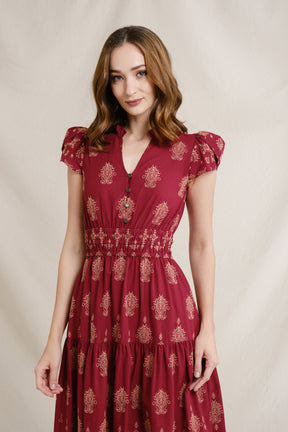 KIRA Dress in Red Mamuli