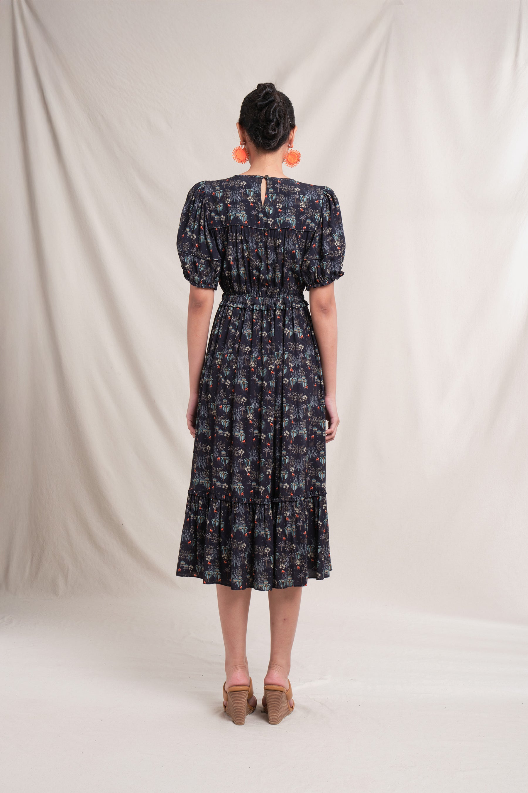 KORI Dress in Black Bale
