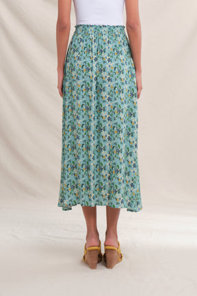 LAURA Skirt in Blue Gaguduh