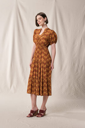 LAUREL Dress in Bronze Rosea