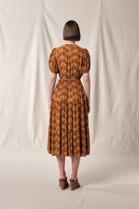 LAUREL Dress in Bronze Rosea