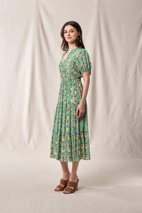 LAUREL Dress in Mint Carica