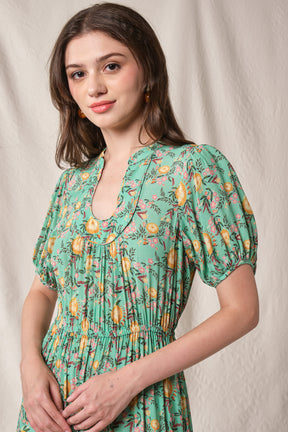 LAUREL Dress in Mint Carica