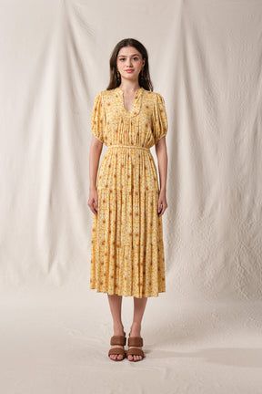 LAUREL Dress in Yellow Mentari