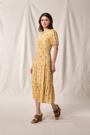 LAUREL Dress in Yellow Mentari