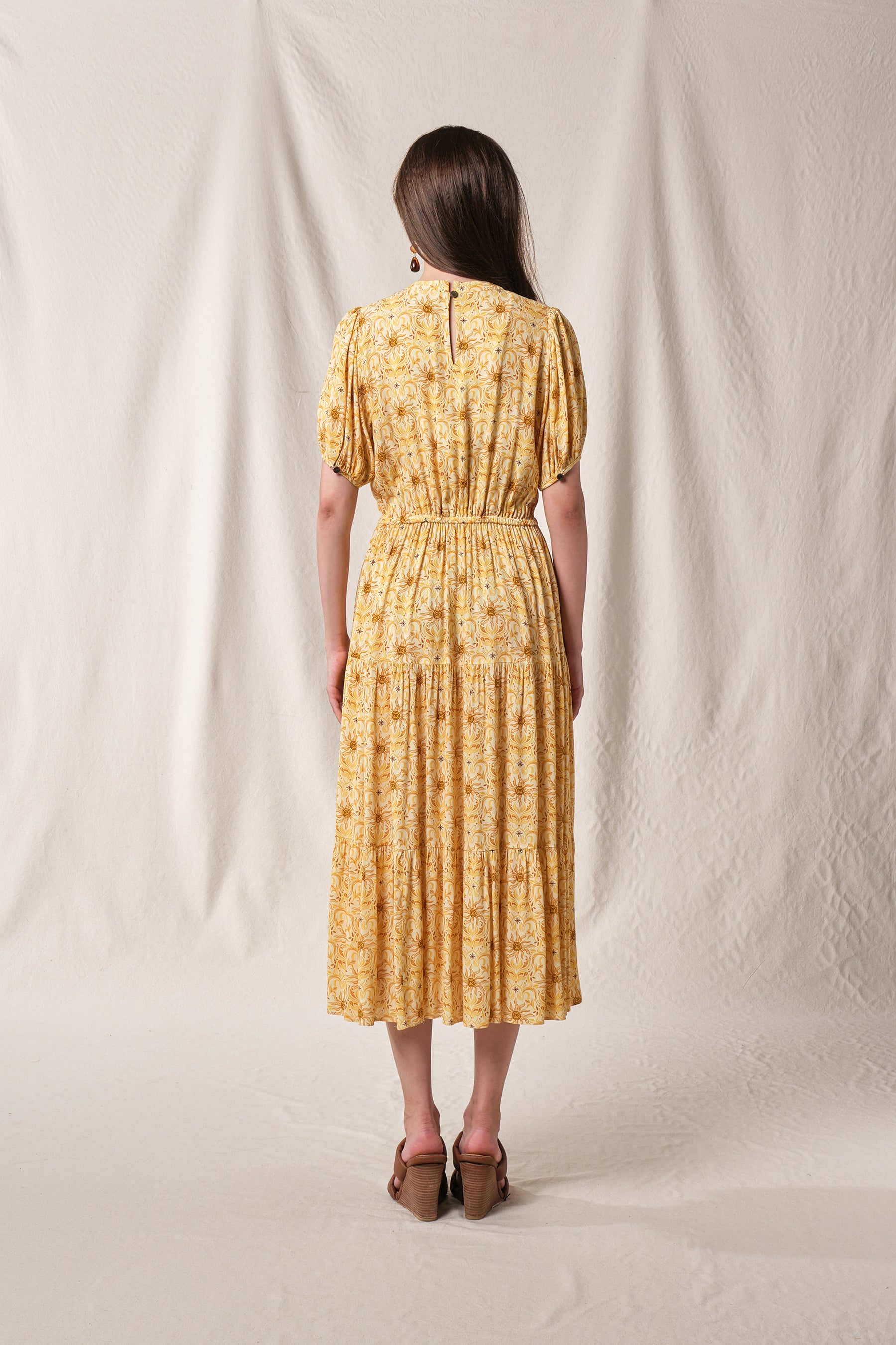 LAUREL Dress in Yellow Mentari