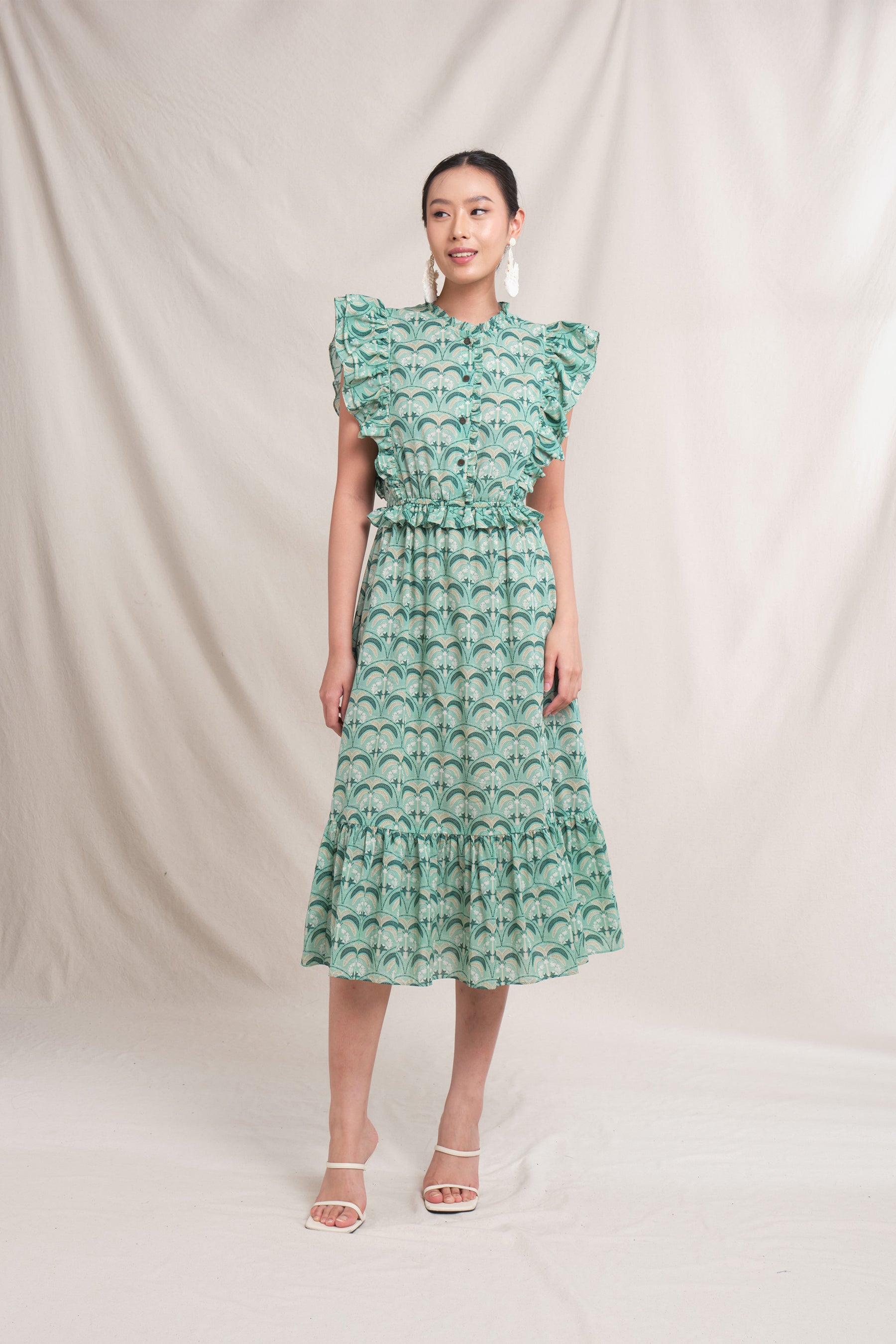 LEAH Dress in Mint Tatiala