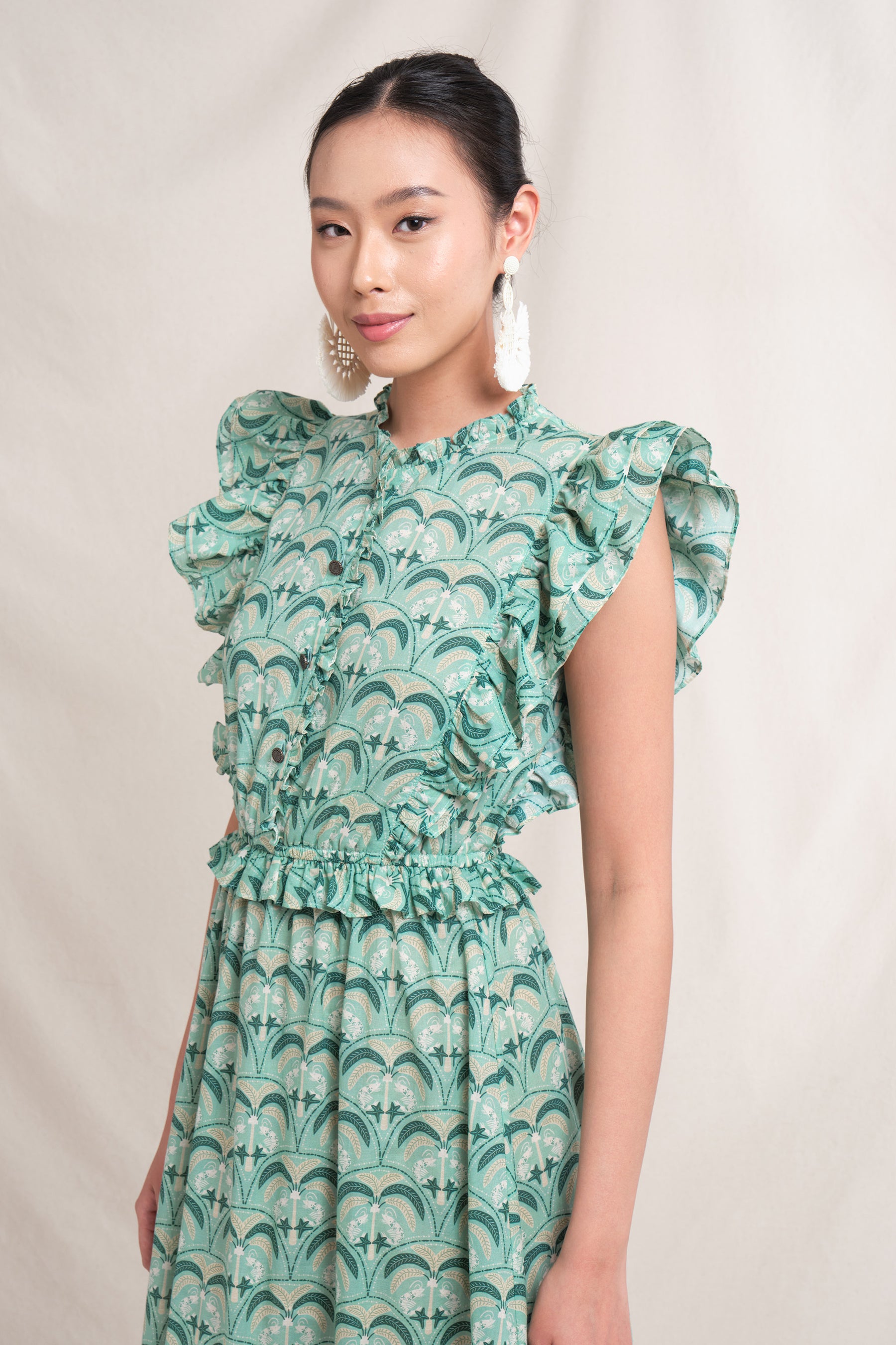 LEAH Dress in Mint Tatiala