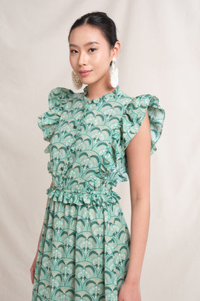 LEAH Dress in Mint Tatiala