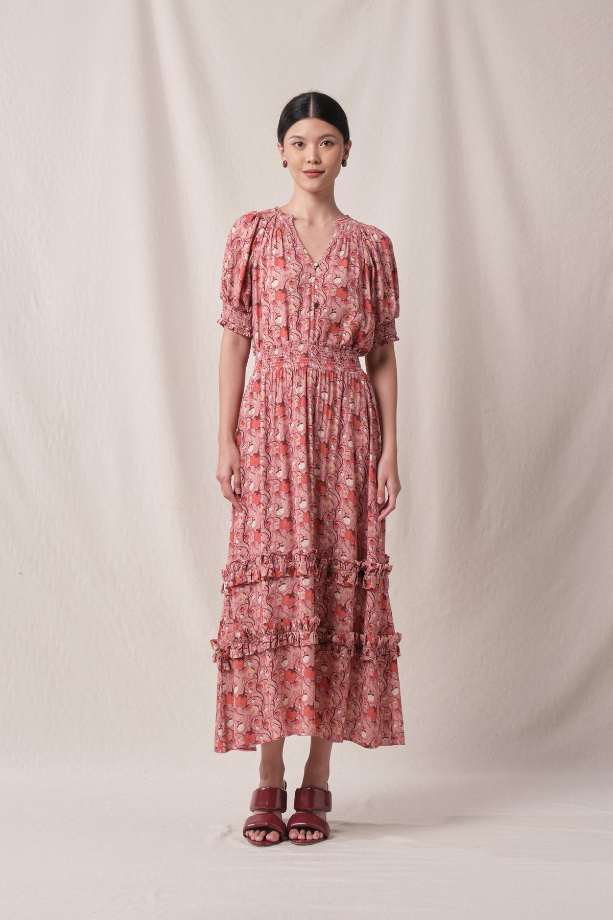 BUNDLING: Maddy Top in Pink Manggis and Taylor Skirt in Pink Manggis