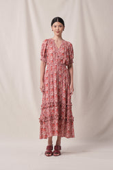 BUNDLING: Maddy Top in Pink Manggis and Taylor Skirt in Pink Manggis