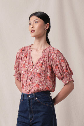 MADDY Top in Pink Manggis