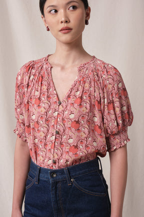 MADDY Top in Pink Manggis