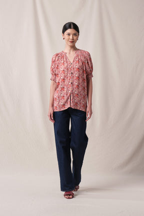 BUNDLING: Maddy Top in Pink Manggis and Taylor Skirt in Pink Manggis