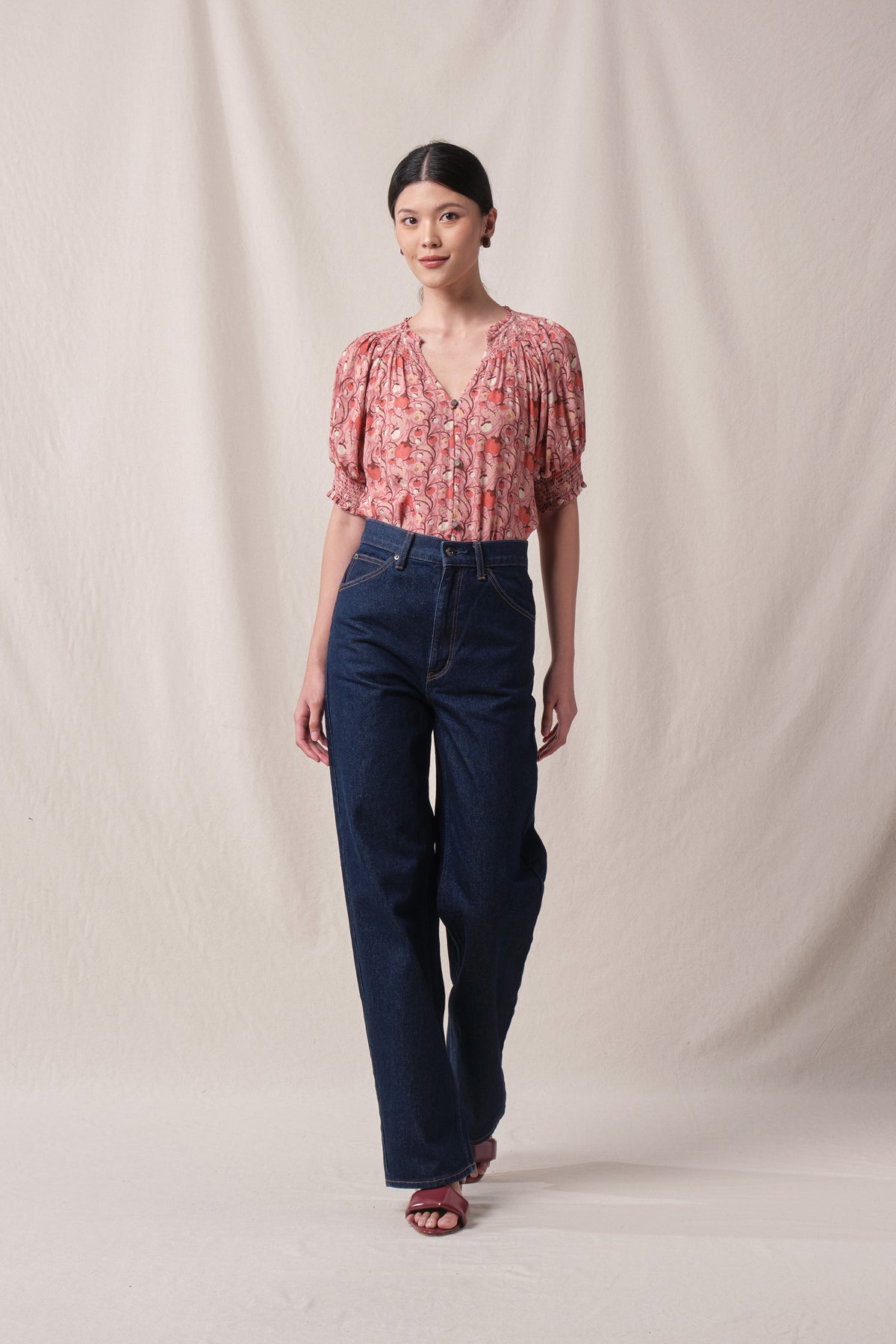 MADDY Top in Pink Manggis