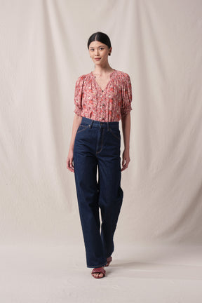 BUNDLING: Maddy Top in Pink Manggis and Taylor Skirt in Pink Manggis