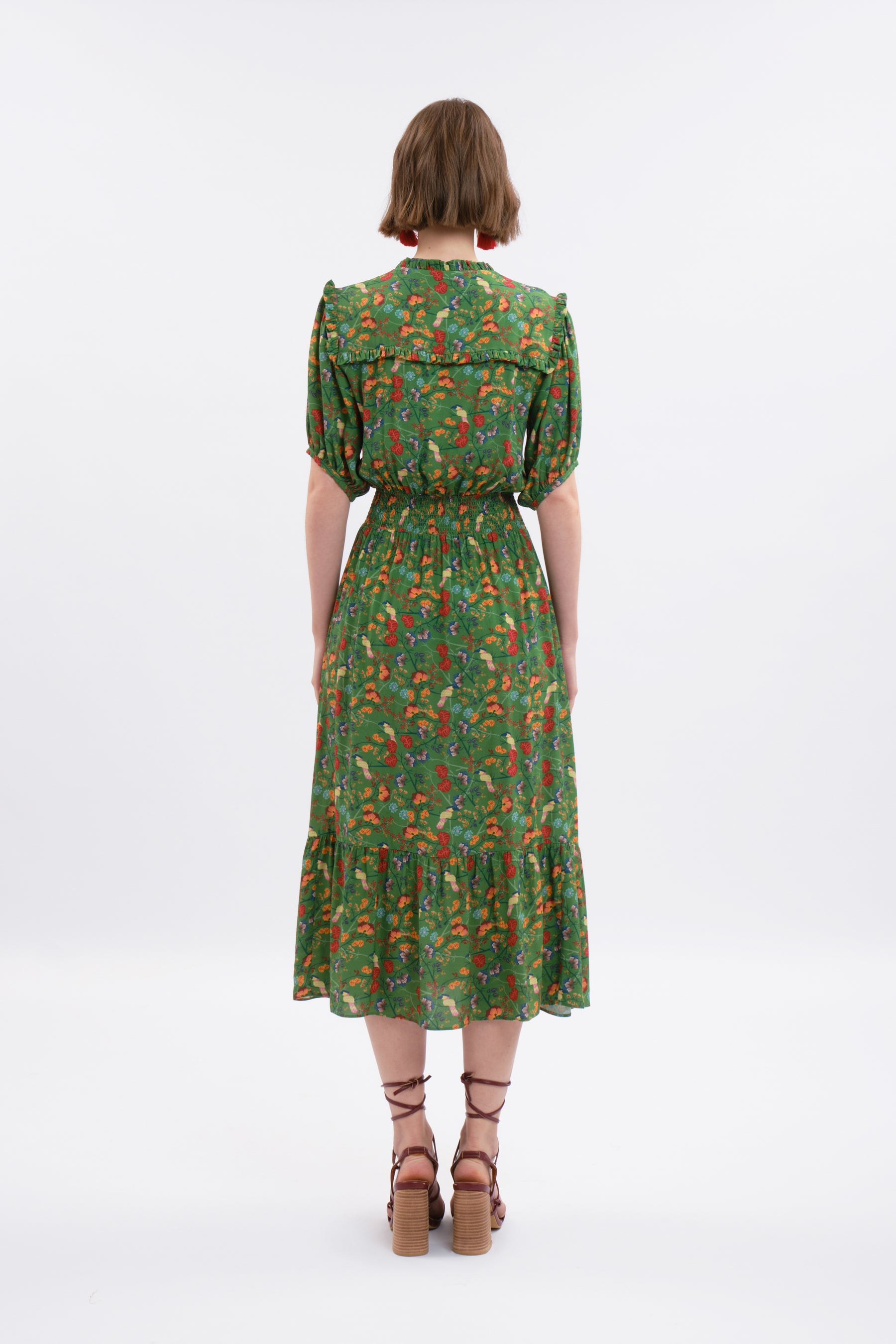 MALI Dress in Green Maros