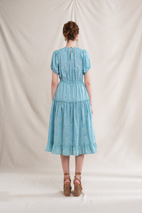 MANU Dress in Blue Lada