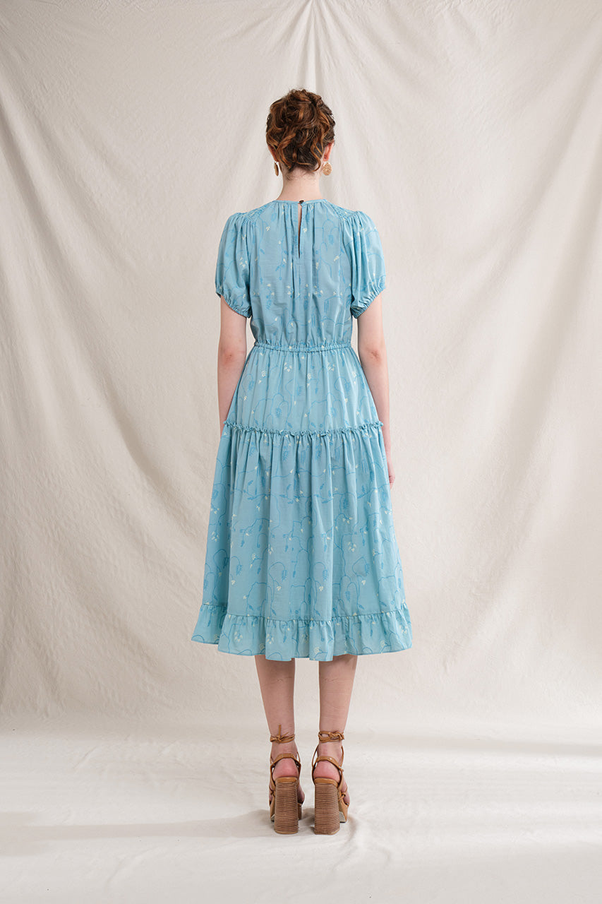 MANU Dress in Blue Lada