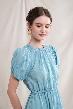 MANU Dress in Blue Lada