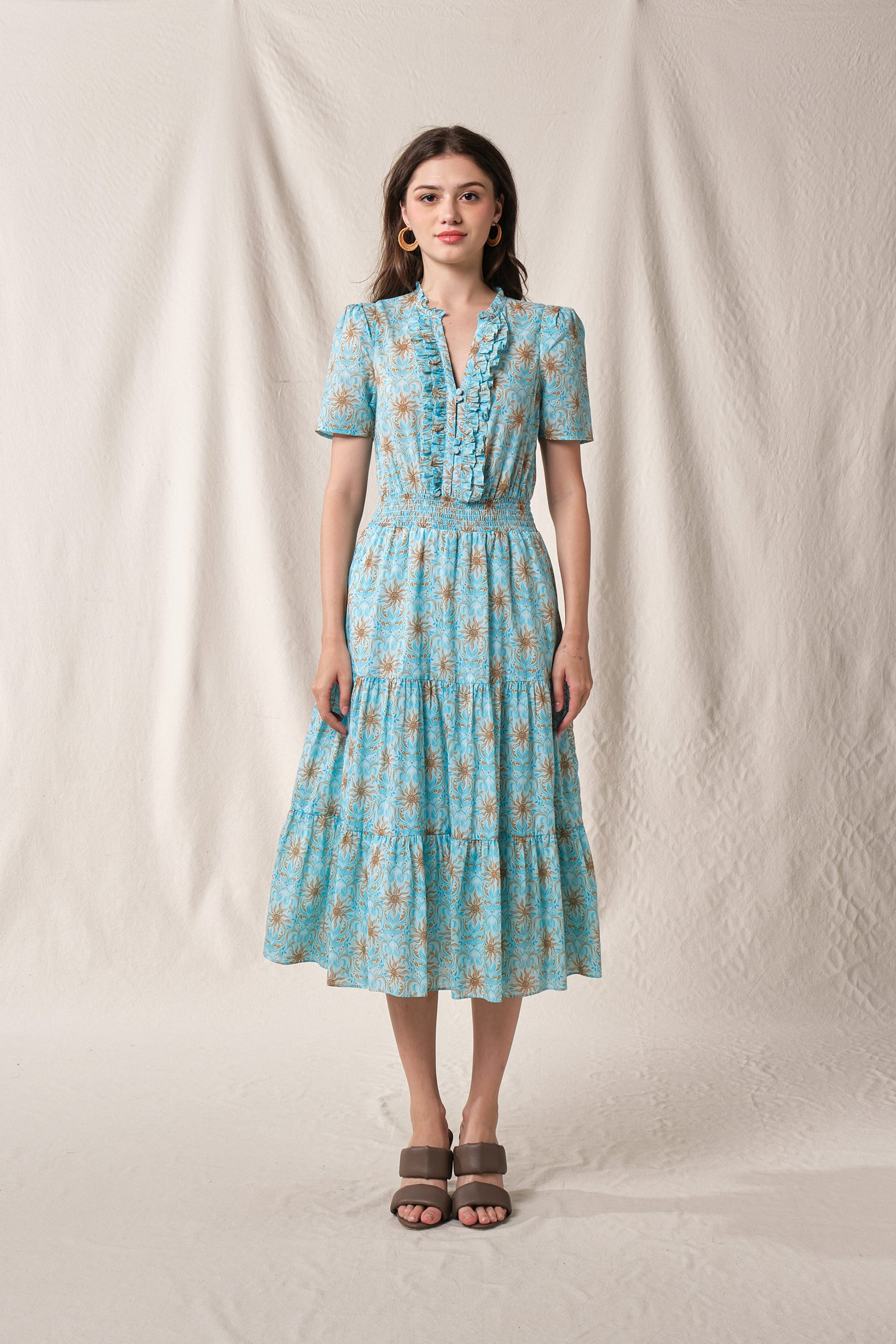 MARNIE Dress in Blue Mentari