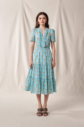 MARNIE Dress in Blue Mentari