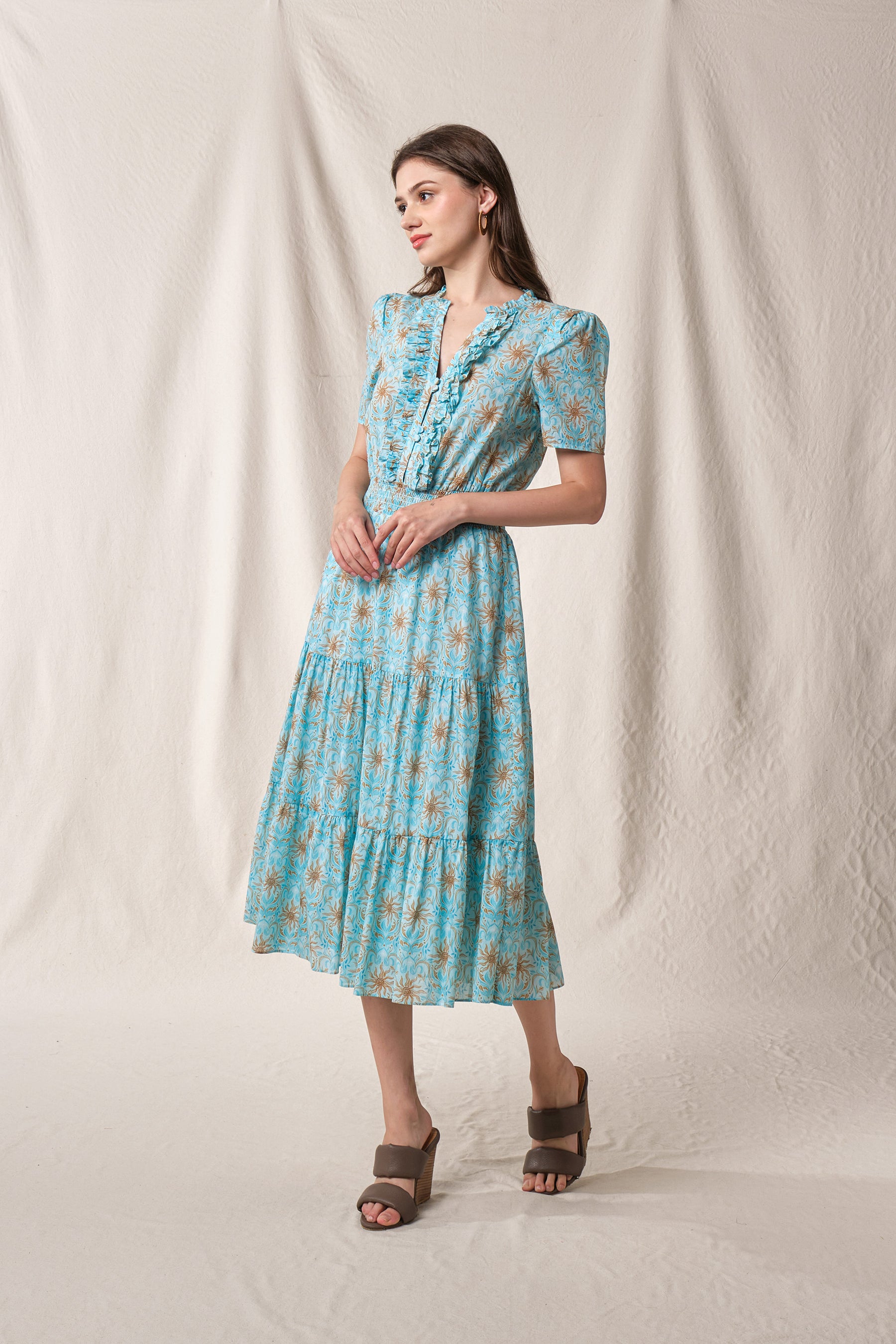 MARNIE Dress in Blue Mentari